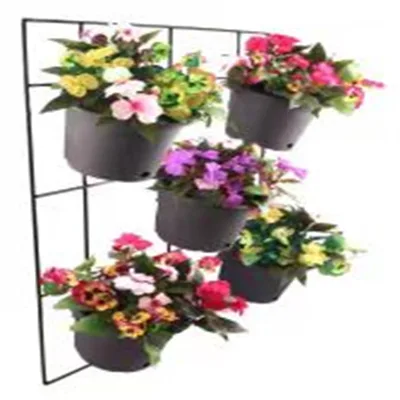 Steel,aluminum Die-casting Wall Hanging Flower Planter Basket and Plant Holder for Your Garden