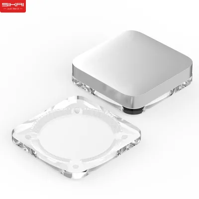 SIKAI Desktop Mounts Stands Dust Filter Cooling Thermolysis Accessory, Horizontal Acrylic Stand Holder for Mac Studio Mini