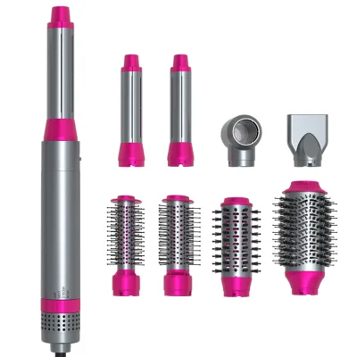 Multi Air-basedWrap Hair Styler Cepillo Hot Iron Comb Hair Dryer Straightener Curler 5 in 1 Rotating Professional Hot air Styler
