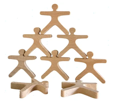 Wooden Balancing Acrobats Acrobots Balancing Wooden Toy 10 16 Hop Sets Kids Toys Educational Toys 6*6cm
