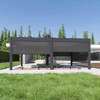 Anti-mosquito Roller Blinds Electric Blinds Wind, Rain, Dust and Sun Outdoor Curtains