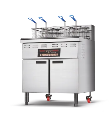 Automatic Commercial Single-Double-Cylinder Vertical Lifting Oil Filtering Chicken Frying Machine for Kitchen Equipment Retail