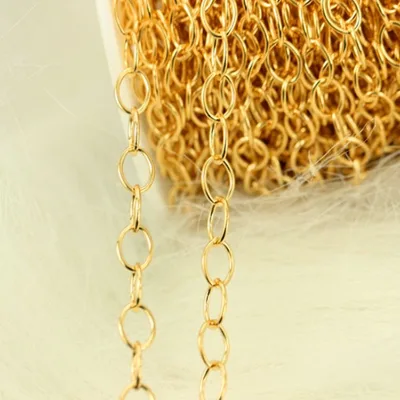 Chain Filled Chain 14k Gold Filled Extension Chain for Jewelry Making Bracelet Necklace Product