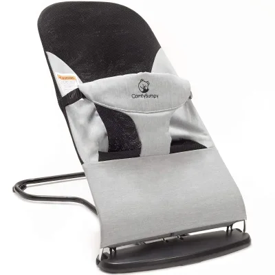 Baby Bouncer Seat Bonus Travel Carry Case Safe Portable Chair with Adjustable Height Positions Infant Sleeper Bouner Seat