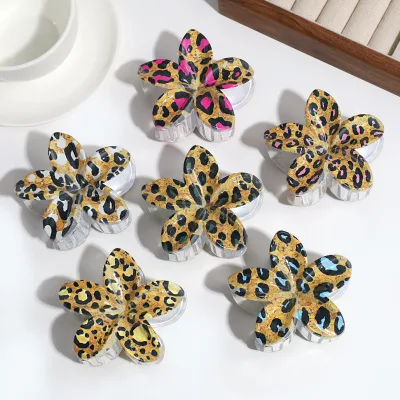 Made in China Flower Hair Claw Trend Hair Accessories Plastic Hair Claws