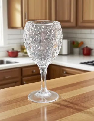 Crystal Clear Safe Plastic Wine Glasses