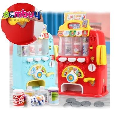 Lighting Musical Kids Role Play Automatic Toys Coin Game Vending Machine