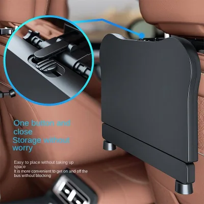 Hot Selling Car Travel Table Multi-function Chair Back Small Table Board Adjustable Adult Children Water Cup Computer Bracket