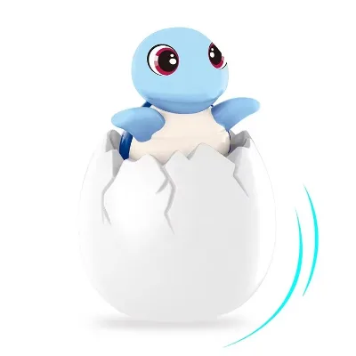 13 cm Intellectual Remote Control Animals Toy Cute Egg Led Night Light Bedside Table Lamp for Baby for Age 3+