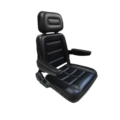 China Wholesale Comfortable PVC Forklift Operator Seat Excavator Driver Seat