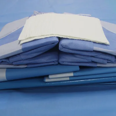 Reliable Pre-Packed Surgical Basic Kit for Medical Use Disposable Pack Fluid Resistant CE ISO Customizable Factory Direct