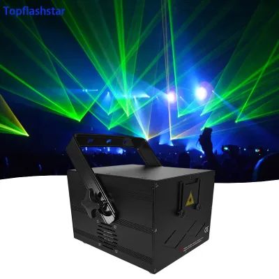 Popular Wedding Laser Light Show 5W RGB Full Color DMX 512 DJ Laser Light for DJ Show Party Stage Light