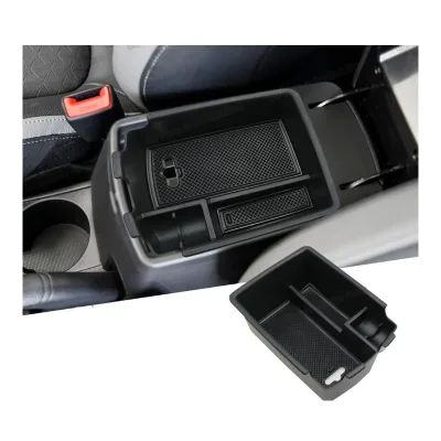 Abs Car Armrest Storage Box Plate for Kia Stonic 2017 2018 2019 2020 2021 Interior Accessories Styling 2022 2023 Organizer