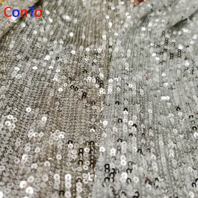Brand New Stretch Lace Wholesale Sequin Fabric