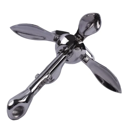 Marine 304 Stainless Steel Boat Folding  Anchor