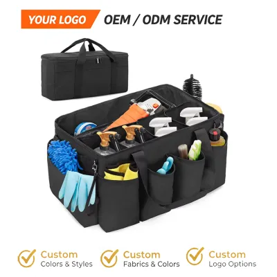 OEM Detailing Bag with Polisher Carry Bag Large Detail Bag Car Care Box for Auto Detailing Supplies