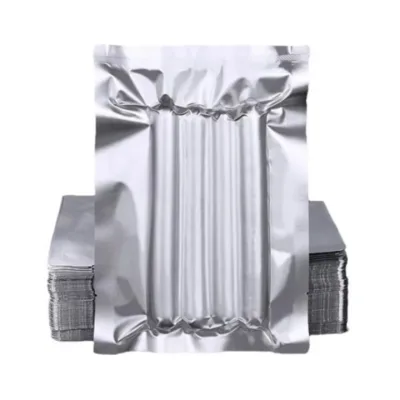 Laminated aluminum foil bag, plastic bag, moisture proof heat seal flat open food packaging bag