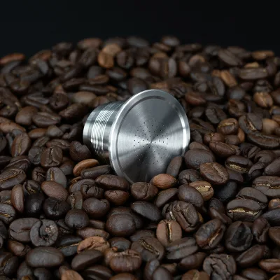 1 Pod Wareset Hotsale Sus304 Refillable Capsules Espresso for NESPRESSO Reusable Rechargeable Coffee Pods for Nespresso