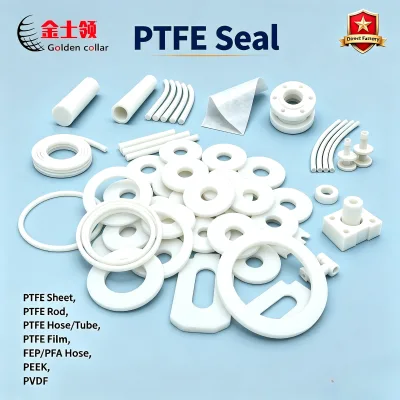 PTFE O-Ring Seal Chemical Resistant PTFE High Temperature Resistant Standard & Custom Sizes for Rotary Shaft Sealing