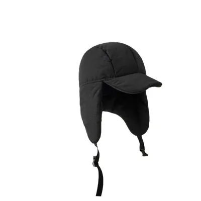 Custom Fleece Trapper Hat Cold Winter Brim Ear Flap Cycling Ski Snow Windproof Knitted Winter Hat