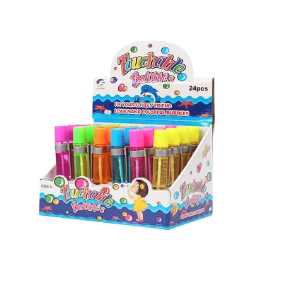 Outdoor Party Favors Toys 24pcs Colorful Magic Mini Bubble Stick Wands for Kids