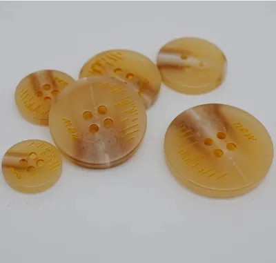 High Cost Performance Premium Letterable Resin Button 10mm Sustainable Flatback for Clothing Decoration