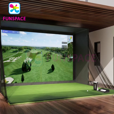 Other Amusement Park Product Interactive Projection Facility Sport Entertainment Equipment Mobile Golf Simulator System