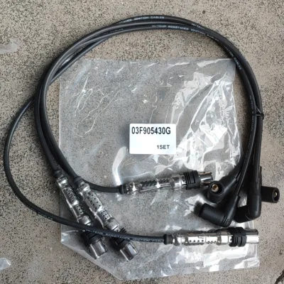 Wholesale Car Spark Plug Wire Sets 03F905430G 90443692 90443693 90443694 for AUDI VW High Performance Ignition Cable De Bujias
