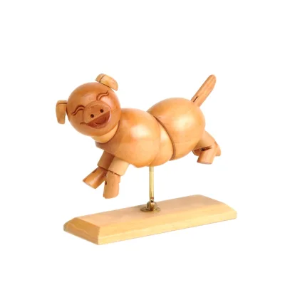 Chinese HEMU High Quality Art Demonstration Manikin Wooden Art Mini Animal Model