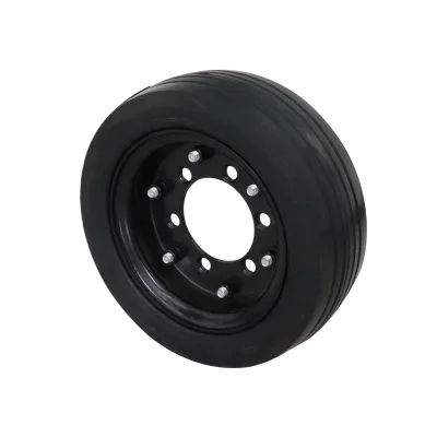 320-8 Airport Transfer Flatbed Truck Solid Tire 320 * 100mm
