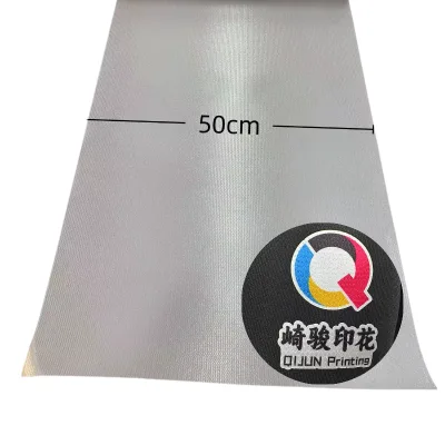 SubliQijun White Color Polyester Sublimation Embroidered Textile Vinyl for Soccer Team