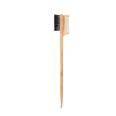 Professional Edge Brush Double -sided Hair Comb Private Label Bamboo Boar Bristle Rat Tail