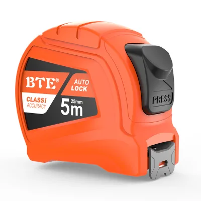 BTE 5m Steel Mini Carpenter Tape Measure Thickened Hardened 3m High Precision ABS Shell Metric Customizable Color Measuring