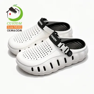 Men's EVA Quick-Dry Sport Clogs with Custom Logo Anti-Slip Lightweight Comfortable Platform Closed Toe