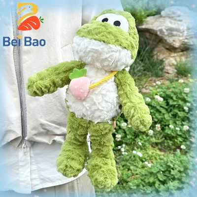 High Quality Premium Stuffed Animal Long Leg Frog Plush Toys PP Cotton Filled Dolls in Stock Low MOQ Plushie Manufacturer