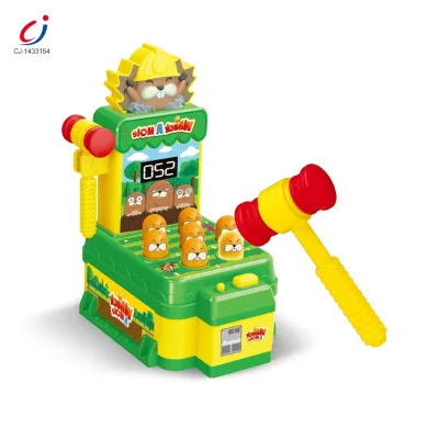 Educational Battery Operated Cartoon Mini Game Machine, Whack a Mole Game Toy