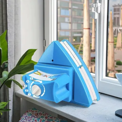 Double-Sided Window Cleaner Glass Wiper Magnetic Cleaning Tools Adjustable Magnetic Glider Washing Brush
