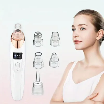 5 in 1 Deep Cleaning Facial Pore Cleaner Waterproof USB-C Rechargeable Hand Held Facial Care Tool