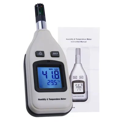 Digital Thermometer Hygrometer | High Precision Dual Temperature & Humidity Meter for Lab, Warehouse, HVAC (OEM)