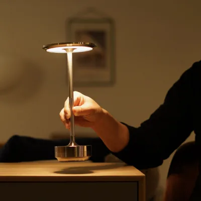 Modern  Portable Wireless  Led Reading Table Lamp With Touch Control Sensor for Bedside Reading Room Lampe De Table