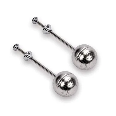 304 Stainless Steel Premium Long Handle Tea Ball Tea Infuser Filter for Loose Leaf Tea