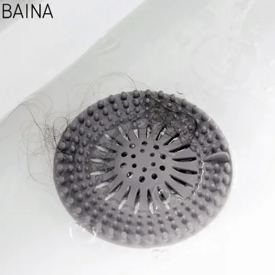 Wholesale Silicone Sink Drain Hair Bath Stopper Plug Strainer Shower for Bathroom Kitchen Toliet Filter