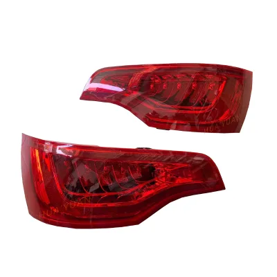 For Audi Q7 Rear Taillights Assy Turnk Lamp Cover Car Grille 2010 2011 2012 2013 2014 2015 2016