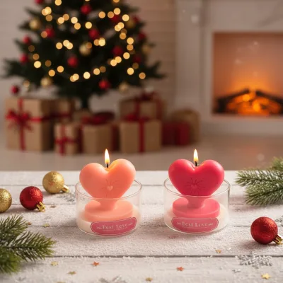Valentine's Day Christmas Graduation Easter Bars Long Burning Sweet Heart Shape Eco-Friendly Handmade Aromatherapy Home