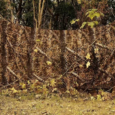 Polyester Camouflage Netting for Hunting-Turkey Hunting Use with Blinds and Tree Stands