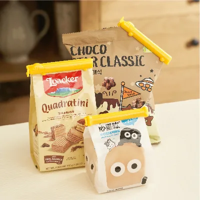 Cartoon Sealing Clip Food Sealing Clip Snack Clip Moisture-proof and Fresh-keeping Plastic Bag Potato Chips Tea Clip