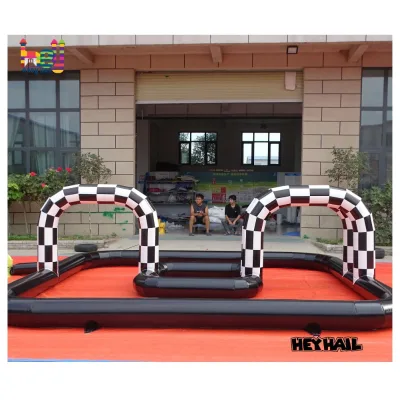 Durable Material Multiple Color Easy-to-inflate Race Track for Birthday Celebrations