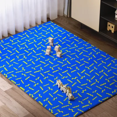 Extra Thick TPU Baby Activity Gym Mat Reversible Design for Crawling & Sensory Development 0-36 Months