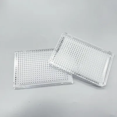 Dual Component 40ul PCR Plate 384 Well Dnase Rnase Free for Thermal Cycle PCR