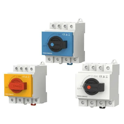 YRDS1DB/N32 4P 32A DC1000V PV DC Isolator Switch Solar Power Disconnect Switch for Solar Panel System